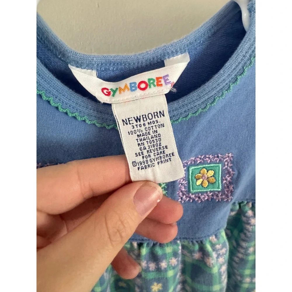 VTG Rainbow Gymboree dress